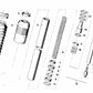 Reinforced spring for BMW F30, F31, F34, F80, F32, F33, F36 (OEM 31421232017). Genuine BMW