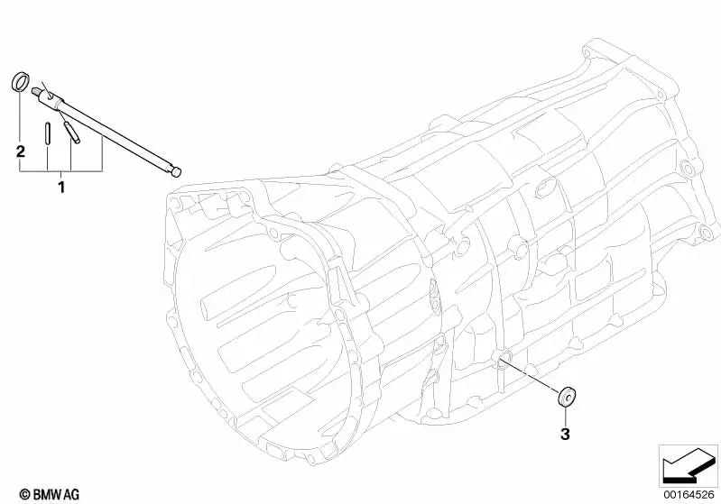 Anillo de sellado para BMW E81, E82, E87N, E88, E90, E90N, E91, E91N, E92, E92N, E93, E93N, E84, E83N (OEM 24277572606). Original BMW