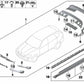 Cubierta para dispositivo de remolque para BMW X5 E70 (OEM 51120413821). Original BMW