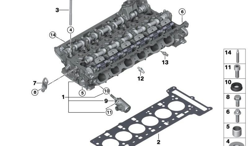 OEM camshaft actuator 11377643073 for BMW F20, F21, F22, F23, G42, G87, F30, F31, F34, G20, G21, G80, G81, F32, F33, F36, G22, G23, G26, G82, G83 , G30, G31, G38, G60, G32, G11, G12, G70, G14, G15, G16, G01, F97, G45, G02, F98, G05, G18,