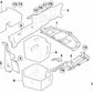 Cierre giratorio para BMW Serie 3 E93N (OEM 07149156824). Original BMW