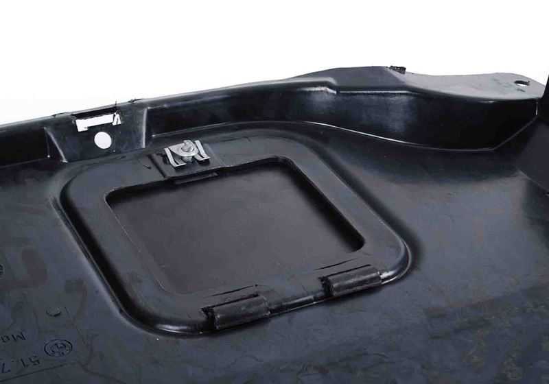 Front engine compartment screen for BMW E39 (OEM 51712498988). Original BMW.