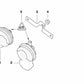 Fanfare de Tono Alto para BMW X5 E53 (OEM 61338387347). Original BMW