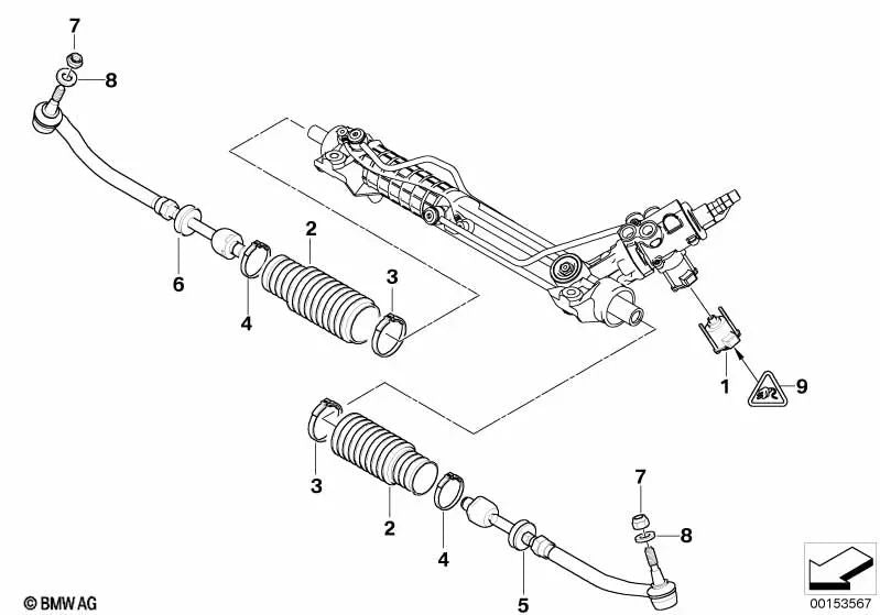 Convertidor Servotronic para BMW E39 (OEM 32106767407). Original BMW.