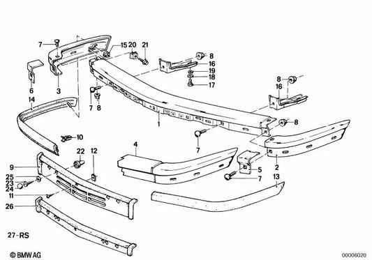 Cubierta derecha para BMW Serie 5 E28 (OEM 51111868098). Original BMW