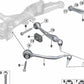 Brazos de suspensión delanteros con soporte hidráulico izquierdo OEM 31106893549 para BMW G05 (X5), G06 (X6), G07 (X7). Original BMW.