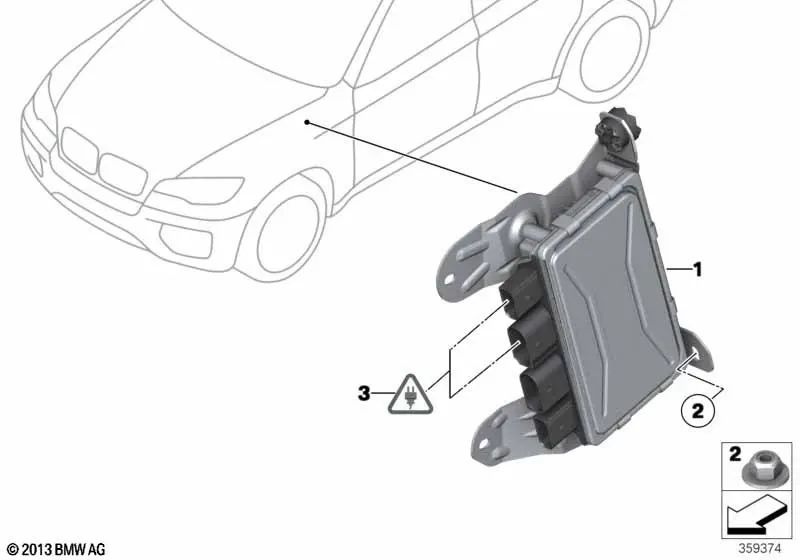 Módulo de Arnés de Cables para BMW E70, F15, E71, F16 (OEM 61119190411). Original BMW