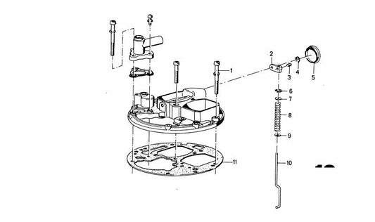 Junta para BMW Serie 5 E12 (OEM 13111260447). Original BMW