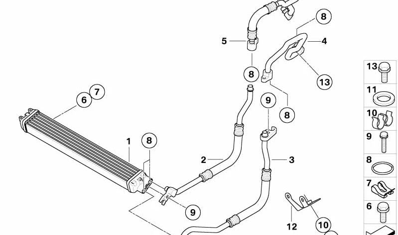 Fusible para BMW Serie 7 E65 (OEM 17117969420). Original BMW