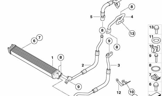 Fusible para BMW Serie 7 E65 (OEM 17117969420). Original BMW