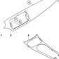 Cubierta Consola Central Madera Marítima para BMW Z4 E85, E86 (OEM 51168023420). Original BMW