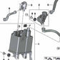 Válvula de cierre de combustible para BMW X5 F15 (OEM 16137441214). Original BMW