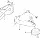 Rechtes Motorlager für BMW E90, E90N, E92, E92N, E93, E93N (OEM 22112283204). Original BMW.