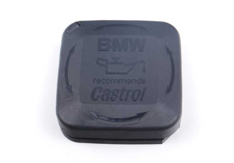 Tapón de llenado de aceite OEM 11127500568 para BMW E87, E46, E90, E91, E60, E61, E63, E64, E65, E66, E83, E85, E86. Original BMW.