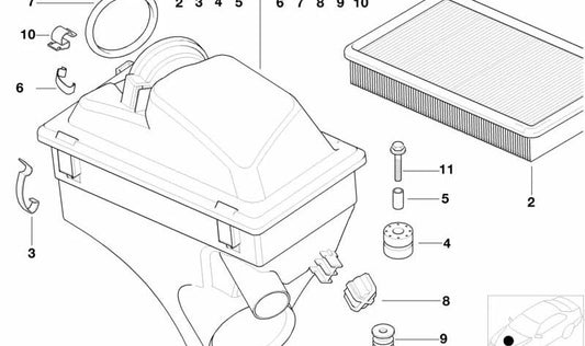 O ring for BMW E36, E46, E39, E32, E38, E31 (OEM 13711710059). Genuine BMW