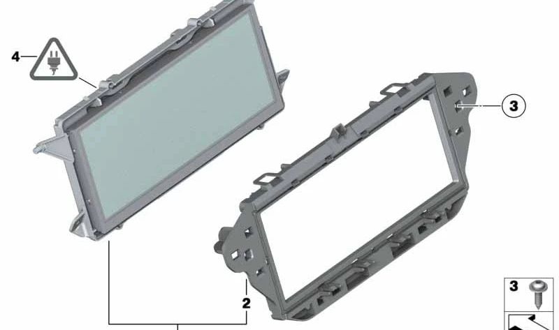 Pantalla multimedia / Central Information Display OEM 65509289582 para BMW (Modelos compatibles: E84). Original BMW.