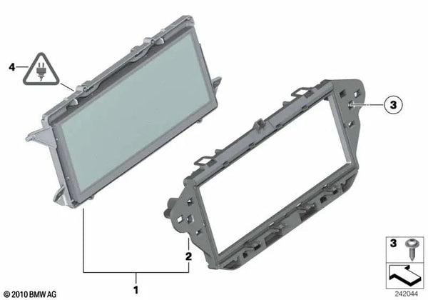 Pantalla Central de Información 6,5" para BMW E84 (OEM 65509289583). Original BMW