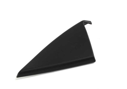 Left mirror triangle cover for BMW 3 Series E46 (OEM 51328204175). Original BMW.