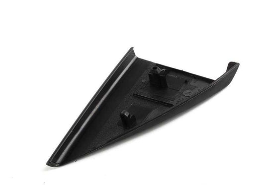 Left mirror triangle cover for BMW 3 Series E46 (OEM 51328204175). Original BMW.