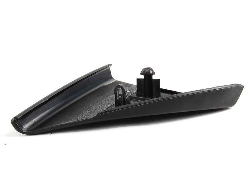 Left mirror triangle cover for BMW 3 Series E46 (OEM 51328204175). Original BMW.