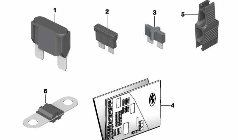 Diagrama fusibles OEM 71239267980 para BMW Serie 5 (F07, F10, F11), Serie 6 (F06, F12, F13), Serie 7 (F01, F02). Original BMW