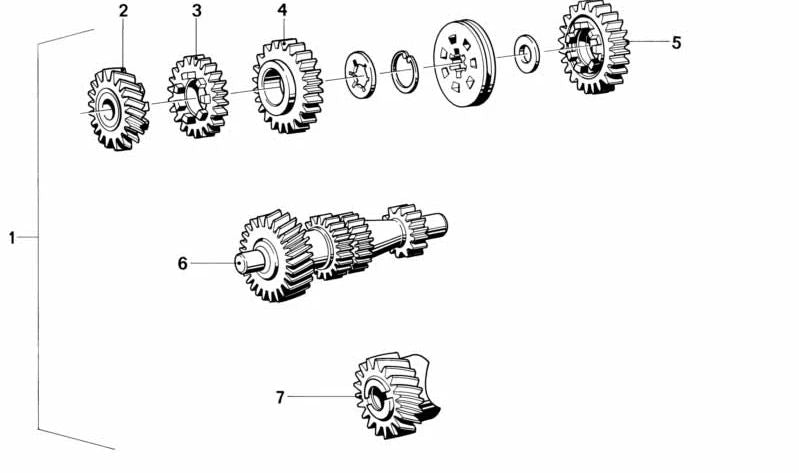 4. März Piñón OEM 23221230060 für BMW R50, R60, R69 (alle kompatiblen Modelle). Original BMW.