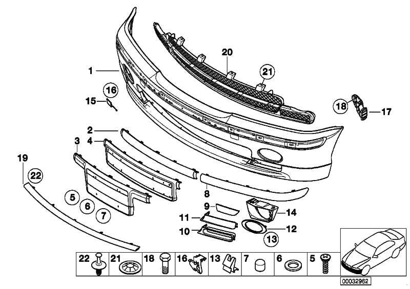 Moldura De Parachoques Delantero Para Bmw E46 . Original Bmw. Recambios