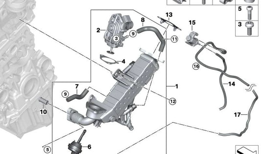 Scheda metallica per BMW F20N, F21N, F22, F23, F30, F31, F34, F32, F33, F36, F10N, F11N, G30, G31, G11, G12, F25, G01, F26, F02, F15 (OEM 11717100427). BMW originale