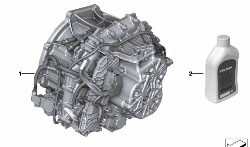 Transmisión de doble embrague para BMW Serie 2 F45N, F46N, MINI F54N (OEM 28005A95684). Original BMW