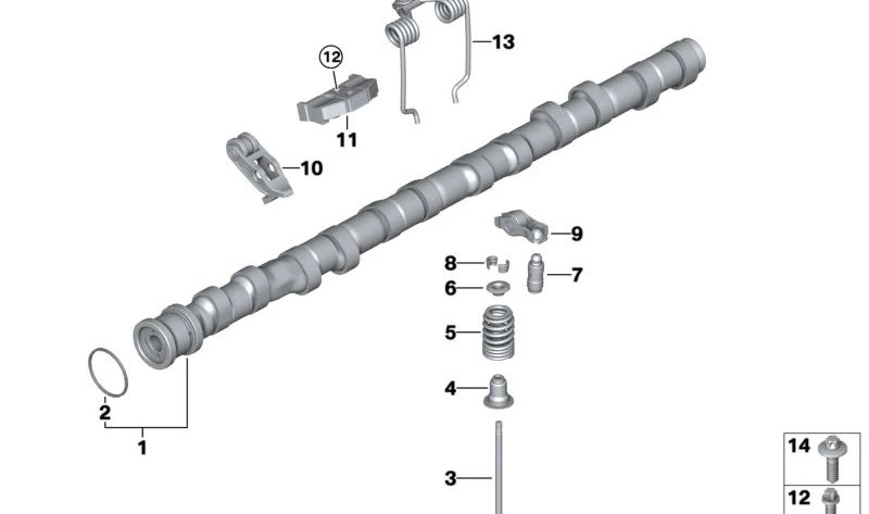 Resorte tensor OEM 11377583782 para BMW {E82, E88, F20, F21, F22, F23, F87, E90, E91, E92, E93, F30, F31, F34, F35, F80, F32, F33, F36, F82, F83, F07, F10, F11, F18, F06, F12, F13, F01, F02, E84, F25, F26, E70, F15, E71, F16, E89}. Original BMW.