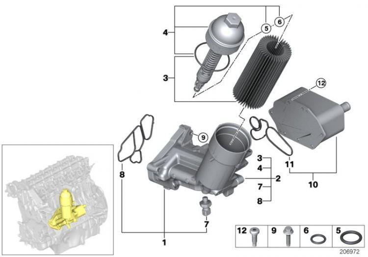 Intercambiador De Calor Original Bmw Para E46 E53 E60 E61 E83 E90 E91 E92 E70 E71. Original