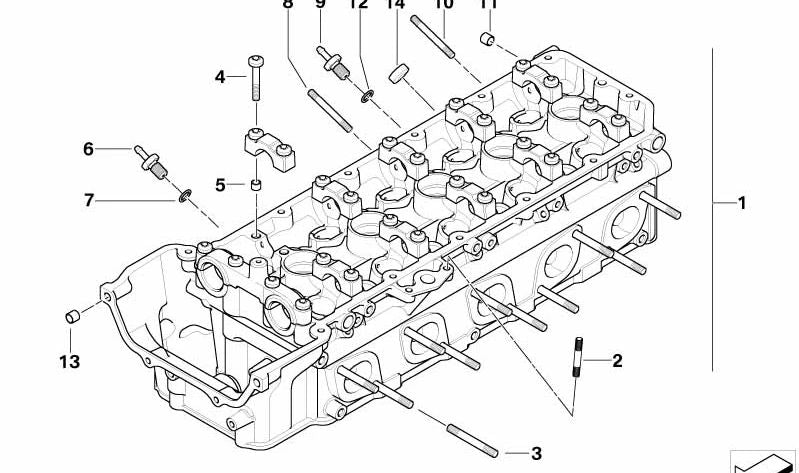 Oem screw corner 11127834166 for BMW E60, E61, E63, E64. Original BMW.