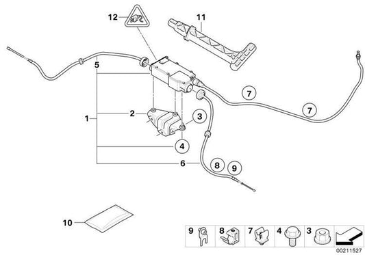 Actuador Con Unidad De Control Freno Mano Para Bmw E70 E71. Original Recambios