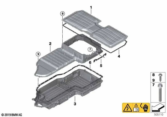 Gasket for BMW G05 (OEM 61277934439). Genuine BMW.