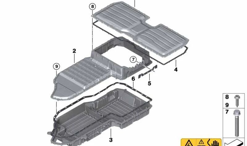 Gasket for BMW X5 G05 (OEM 61277934440). Genuine BMW