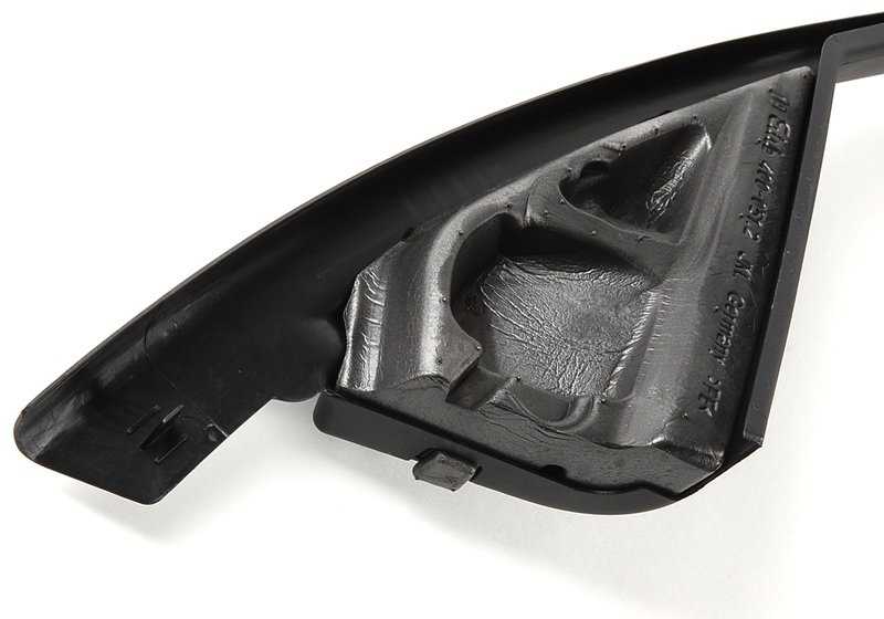 Cubierta del marco de la ventana puerta delantera izquierda para BMW E90, E91 (OEM 51337171201). Original BMW