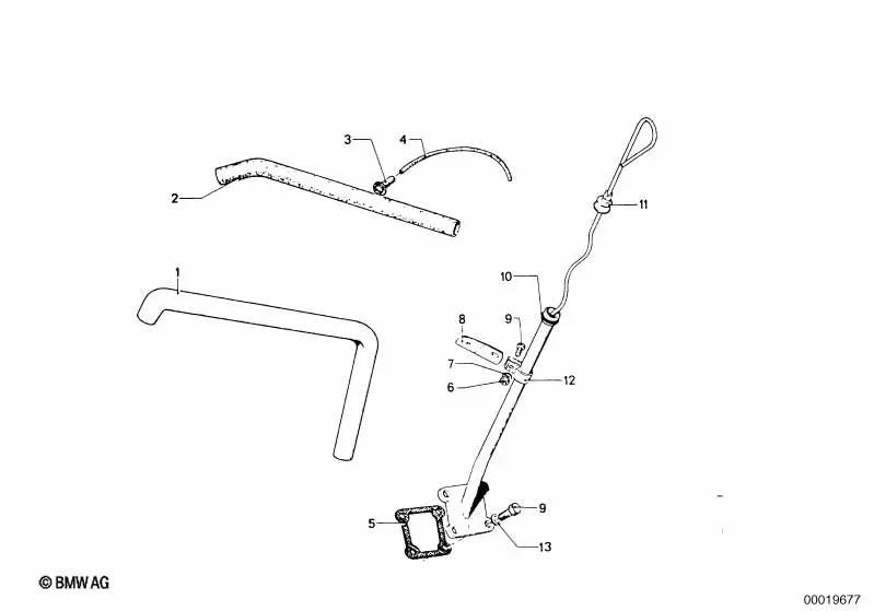 Junta sin amianto para BMW (OEM 11430607165). Original BMW.