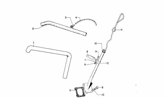 Manguera de ventilación del motor OEM 11151259450 para BMW (Modelos compatibles: E30, E34, E36, E46, E28, E21, Z3). Original BMW.