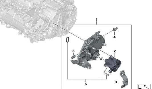 OEM -Ölpumpe 27218845292 für BMW G26, G60, G61, G68, G70, U11, U12, U10, G08, I20, U25. Original BMW.