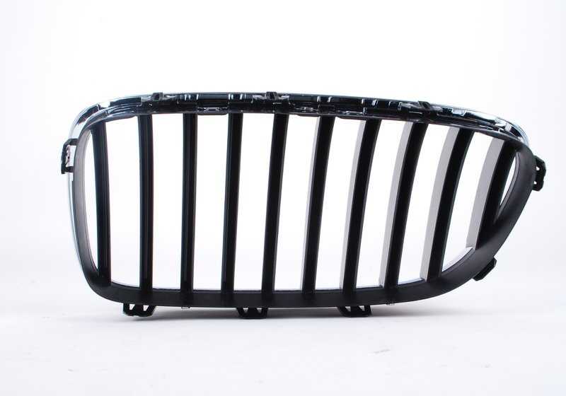 Rejilla decorativa delantera derecha para BMW Serie 5 F10, F11, F18 (OEM 51137203204). Original BMW