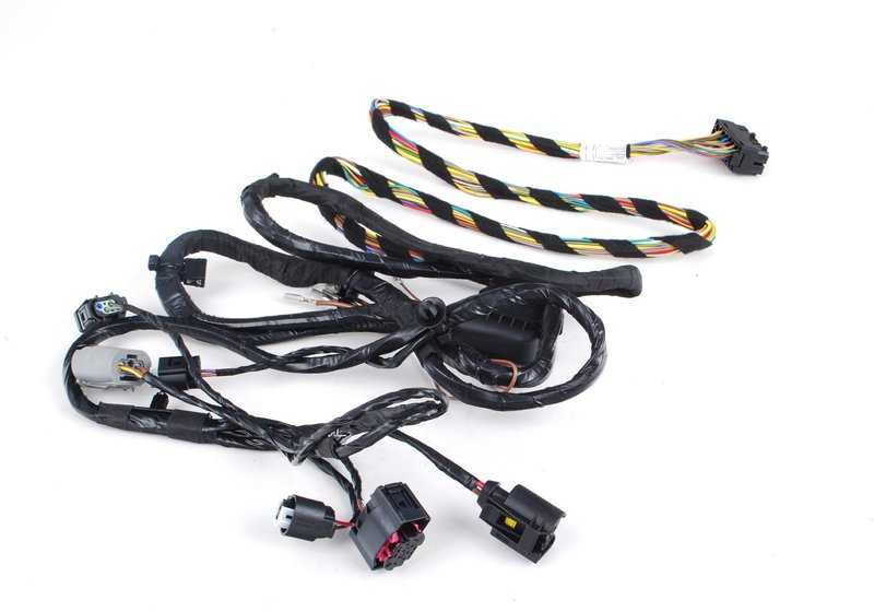 Juego de cables de reparación delantero izquierdo para BMW Serie 3 E90N, E91N, E92, E93 (OEM 61129206221). Original BMW