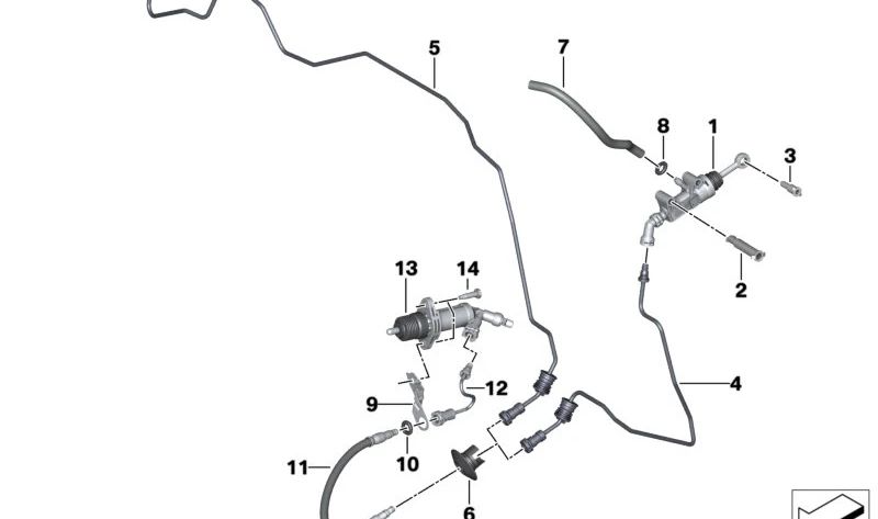 Bullone del cilindro di emettitore OEM 35006885866 per BMW G20, G21, G80, G82, G30, G31, G01, G29. BMW originale