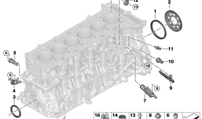 Válvula antirretorno OEM 11128591869 para BMW F40, F52, F44, F45, F46, G42, U06, F30, F31, F34, G20, G21, G28, G80, F32, F33, F36, G22, G23, G26, G82, G83, G30, G31, G38, G32, G11, G12, G14, G15, G16, F48, F49, F39, G01, G08, F97, G02, F98, G05, G18