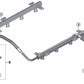 Tubería de inyección OEM 13537506923 para BMW E60, E61, E63, E64, E65, E66. Original BMW.