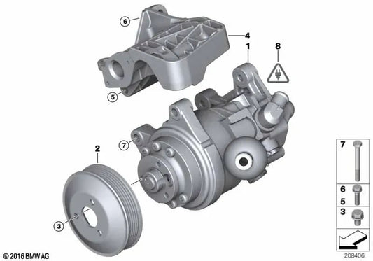 Bomba de Tandem para BMW E70, E70N (OEM 32416787349). Original BMW.