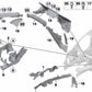 Tabique del Compartimento del Motor exterior izquierdo para BMW X5 E70, E70N, X6 E71, E72 (OEM 51757171791). Original BMW.