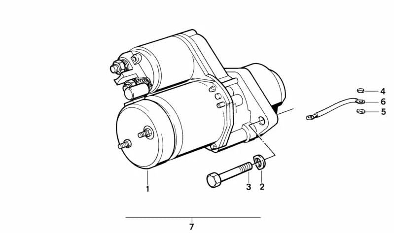 Arrancador para BMW_R248 (OEM 12419062425). Original BMW.