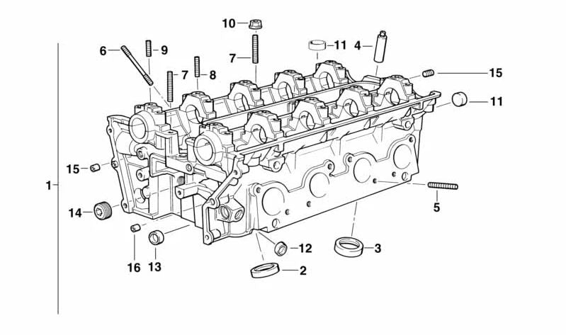 OEM closing screw 0711919033 for BMW E34, E39, E32, E38, E31, E53, E52. Original BMW.