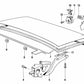 Lower Part of the Closure for BMW E12, E28, E24 (OEM 51241860014). Genuine BMW