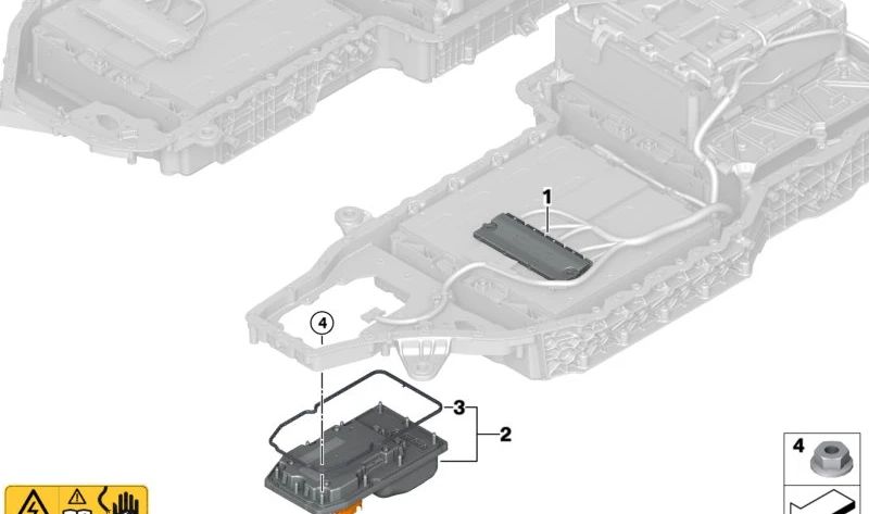 Sistema di controllo della batteria OEM 61279797818 per BMW U06, G20, G21, U11, G45, G05, G09. BMW originale